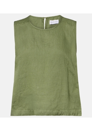 Velvet Maxine linen top