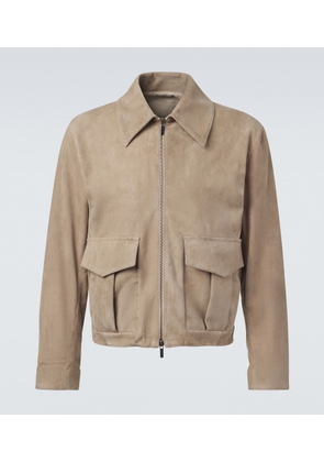 Stoffa Suede blouson jacket