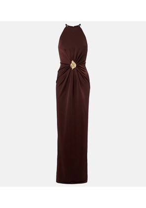 Rebecca Vallance Isla halterneck maxi dress
