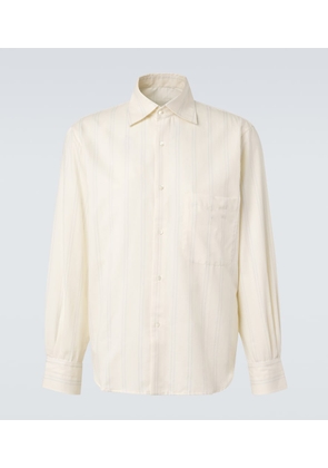 Stoffa Striped cotton and silk shirt
