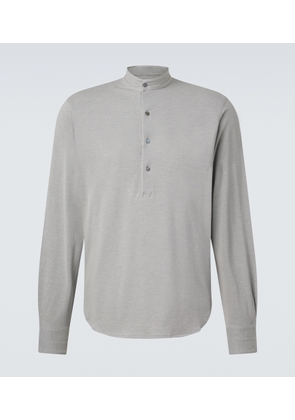 Stoffa Cotton and silk Henley shirt