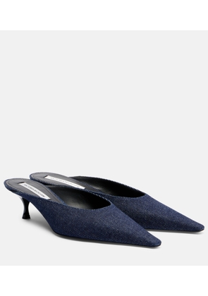 Victoria Beckham Sloan denim mules