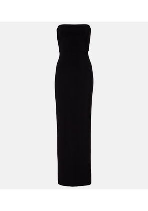 Norma Kamali Strapless jersey maxi dress