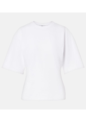 Agolde Storey gathered cotton jersey T-shirt