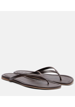 Staud Freja leather thong sandals