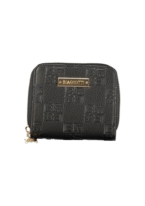 Laura Biagiotti Black Polyurethane Women Wallet