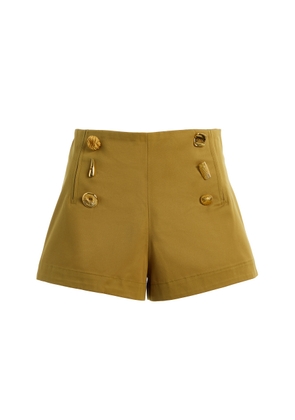 FRANÇOISE Bijou Cotton Shorts - Moda Operandi