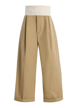 DARKPARK Wendy Wide-Leg Cotton Trousers - Moda Operandi