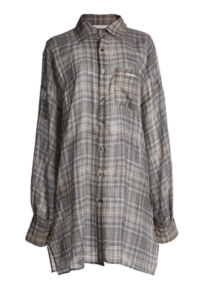 Coperni Zero Waste Cotton Checked Shirt - Moda Operandi