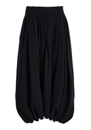 Michael Kors Collection Draped Stretch-Tissue Wool Crepe Culottes - Moda Operandi