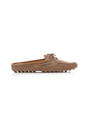Tod's Suede Loafer Mules - Moda Operandi
