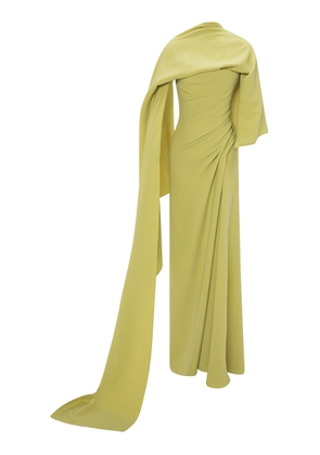 Marmar Halim Draped Evening Gown - Moda Operandi