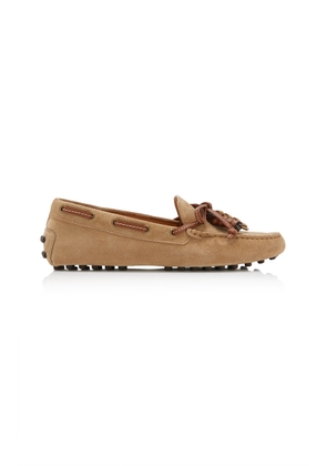 Tod's Suede Driving Loafers - Moda Operandi