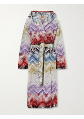 MISSONI HOME - Marea Striped Cotton-terry Robe - Multi - small,medium,large,x large