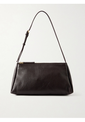 Calvin Klein Collection - Aurelis Textured-leather Shoulder Bag - Purple - One size