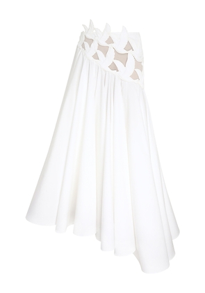 Zimmermann Luna Appliquéd Cotton Maxi Skirt - Moda Operandi