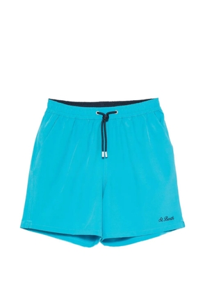 MC2 Saint Barth embroidered-logo swim shorts - Blue