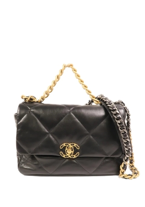 CHANEL Pre-Owned C19 turn-lock shoulder bag - Black