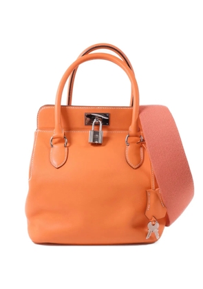 Hermès Pre-Owned 20 Tool Box two-way handbag - Orange
