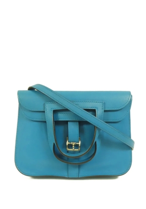 Hermès Pre-Owned mini Halzan shoulder bag - Blue