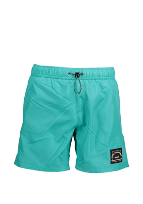 Karl Lagerfeld logo-print swim shorts - Green