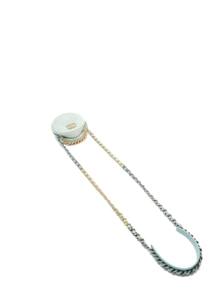 CHANEL Pre-Owned 2021-2022 19 Quilted shoulder bag - Blue