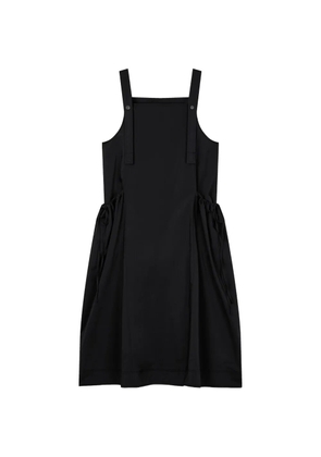 TOMBOY drawstring-waist pinafore dress - Black