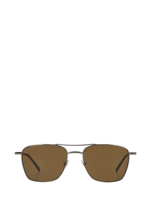 Saint Laurent Eyewear 866 double-bridge pilot-frame sunglasses - Grey