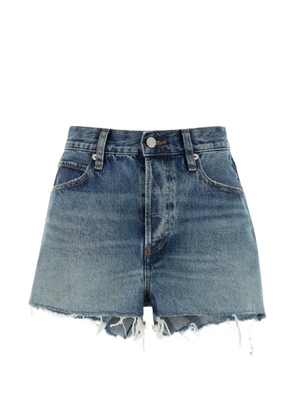FRAME The Dare frayed shorts - Blue