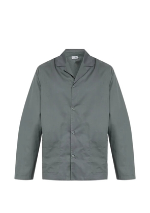 MM6 Maison Margiela patch-pocket notched-collar shirt - Grey