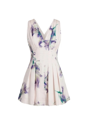 Nicholas Elvira floral-print mini dress - Pink