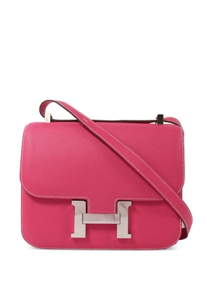 Hermès Pre-Owned Constance leather shoulder bag - Pink