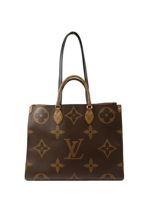 Louis Vuitton Pre-Owned On The Go GM Reverse tote bag - Brown