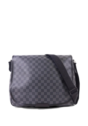 Louis Vuitton Pre-Owned GM Damier Graphite Daniel shoulder bag - Black