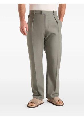 Manière De Voir Dorian pleated trousers - Green