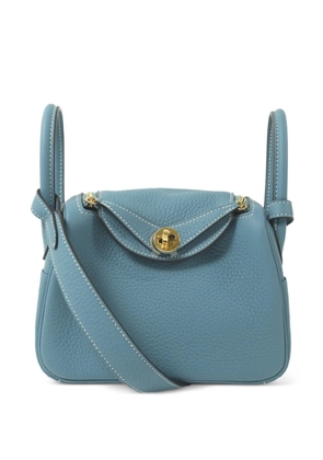 Hermès Pre-Owned Mini Lindy shoulder bag - Blue