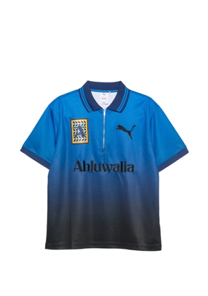 PUMA x Ahluwalia zip-up polo shirt - Blue