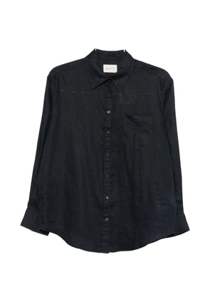 Gant chest-pocket long-sleeve shirt - Black