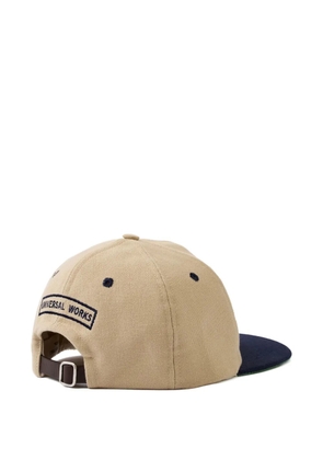 Universal Works logo-patch panelled cap - Neutrals