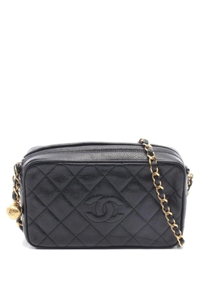 CHANEL Pre-Owned 1991-1994 Coco ball mini shoulder bag - Black