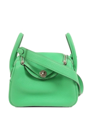 Hermès Pre-Owned Mini Lindy shoulder bag - Green