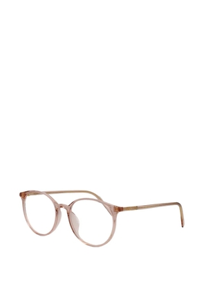 VALENTINO GARAVANI EYEWEAR vlogo round-frame glasses - Neutrals