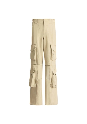 Balmain cotton cargo pants - Neutrals