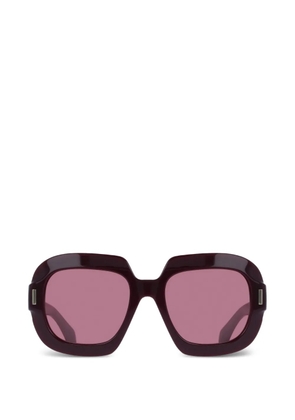 Ferragamo Eyewear logo-detail sunglasses - Red