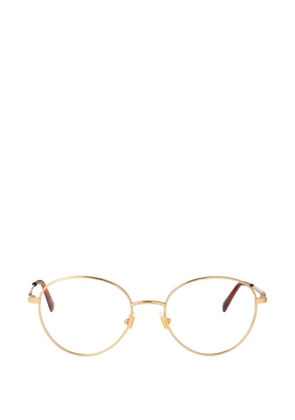 VALENTINO GARAVANI EYEWEAR VLogo round-frame glasses - Gold