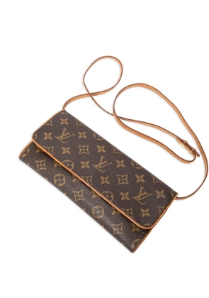 Louis Vuitton Pre-Owned 2001 Twin GM Monogram shoulder bag - Brown