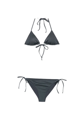 MC2 Saint Barth Virgo Plate logo-plaque triangle bikini - Grey