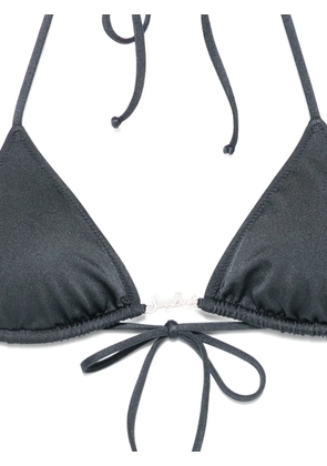 MC2 Saint Barth Virgo Plate logo-plaque triangle bikini - Grey