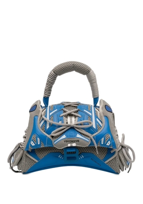 Balenciaga Pre-Owned 2010-2025 Small Faux Leather and Mesh Sneakerhead Top Handle Bag satchel - Grey
