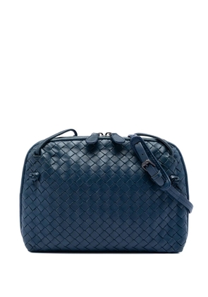 Bottega Veneta Pre-Owned 2012-2026 Nappa Intrecciato Nodini crossbody bag - Blue